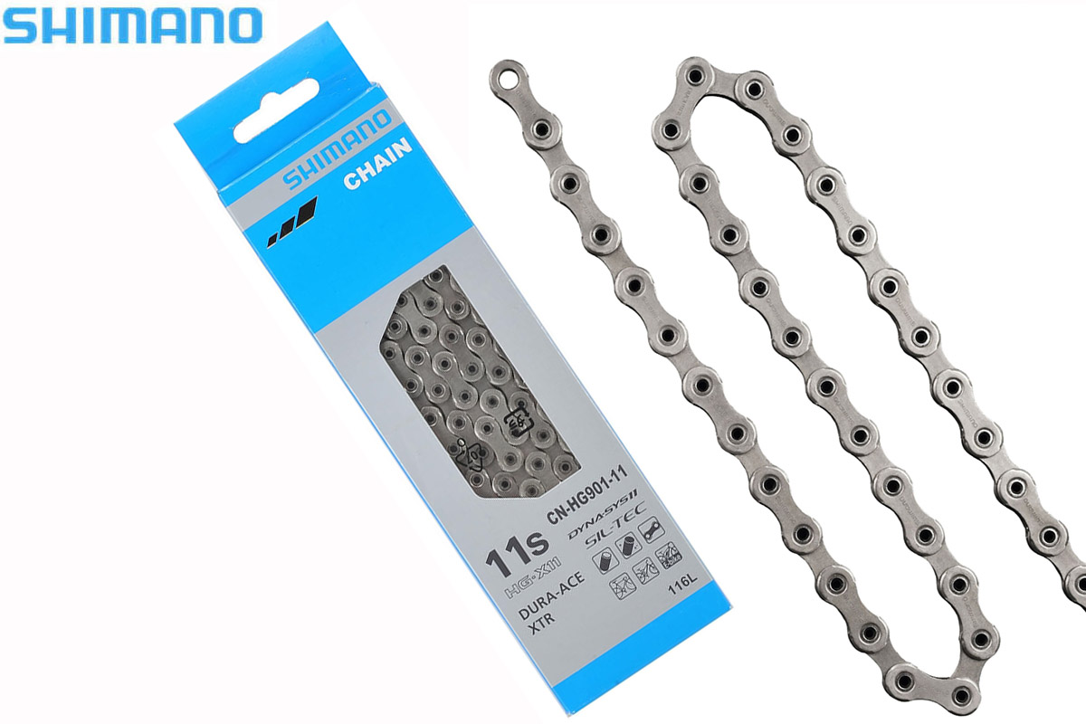 Цепь Shimano XTR, HG901, 11ск, ROAD/MTB/E-BIKE Цепь Shimano XTR, HG901, 11ск, ROAD/MTB/E-BIKE