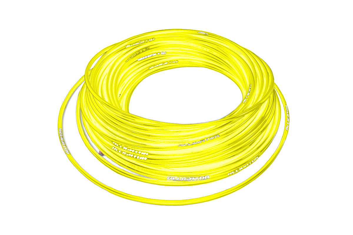 Оплетка торм.троса LY-22030yw, упак.30м.yellow